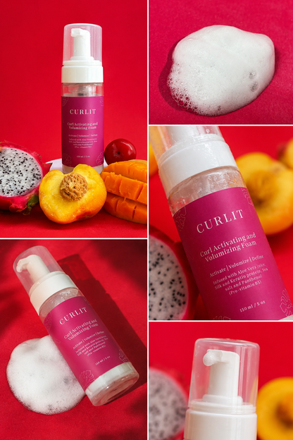Curl Activating and Volumizing foam